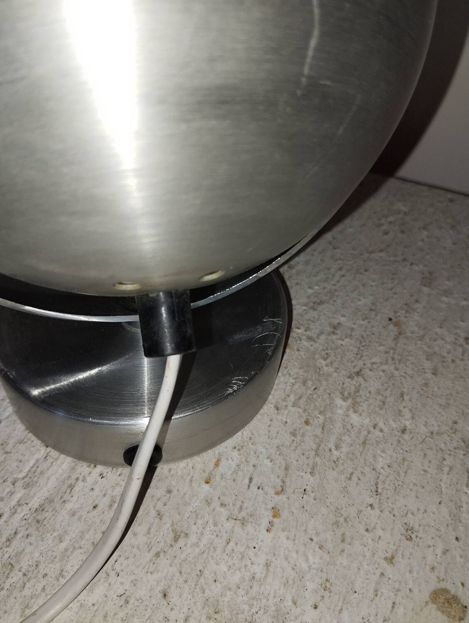 Aluminum ball wall lamp Space age design 70