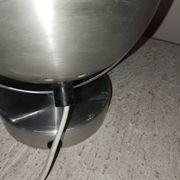 Aluminum ball wall lamp Space age design 70