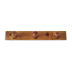 Wall-mounted coat rack with 3 ball hooks in solid pine – Scandinavian design