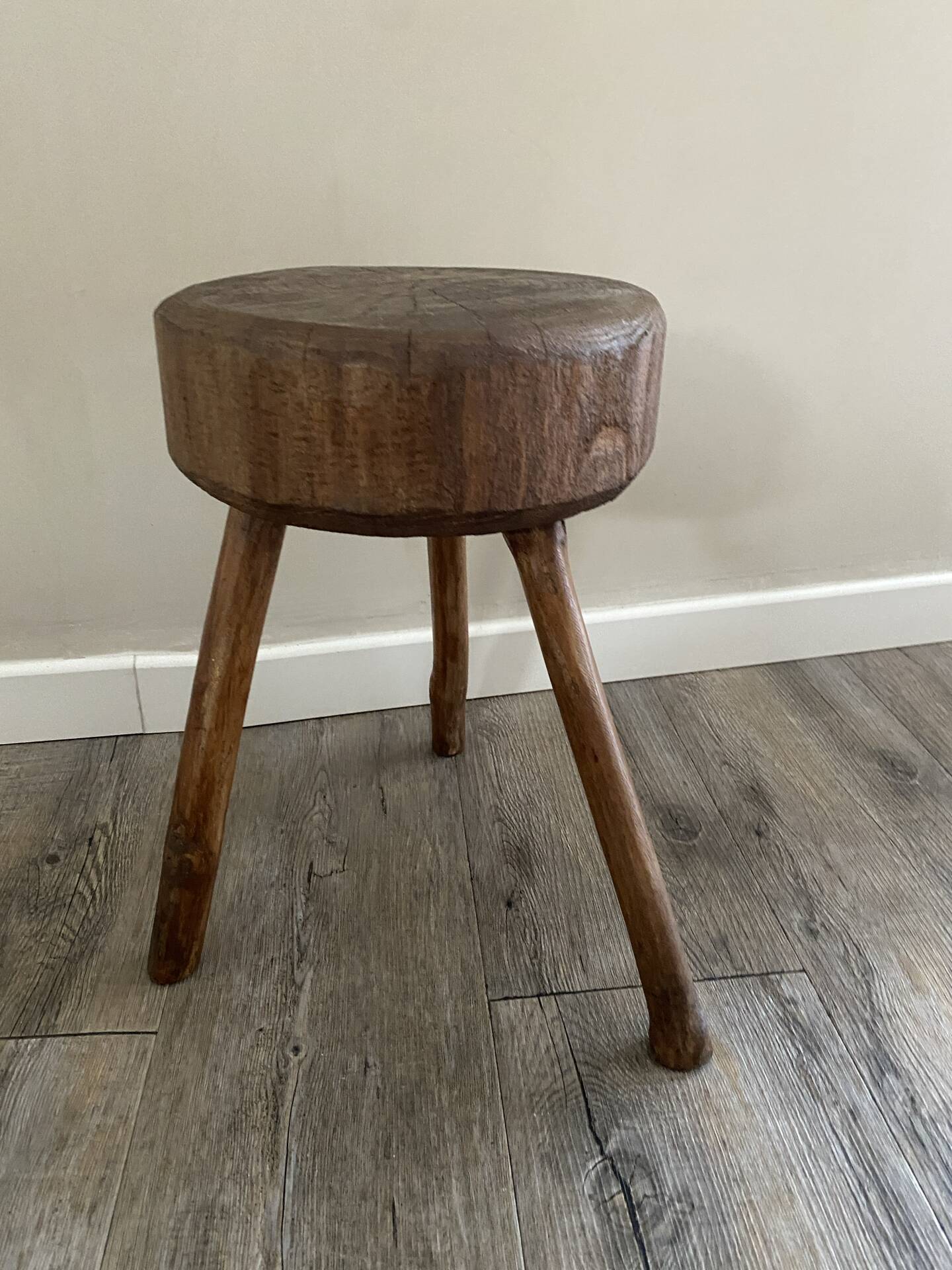 Vintage brutalist stool