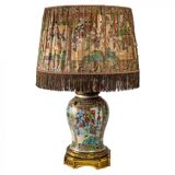 Satsuma porcelain lamp