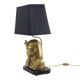 Vintage Brass Pharaoh Table Lamp Hollywood Regency 56cm
