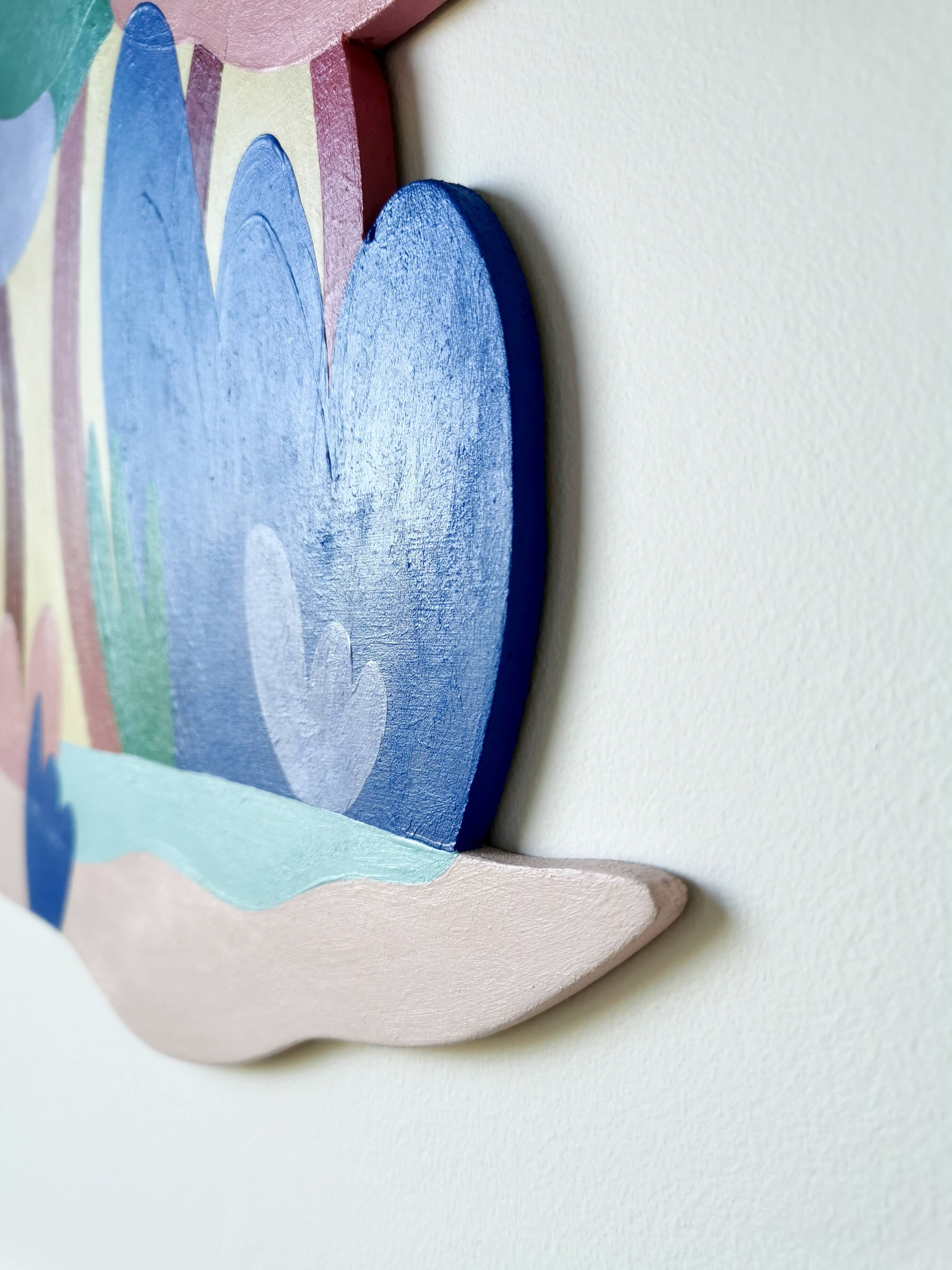 Painting on wood - Little Paradise