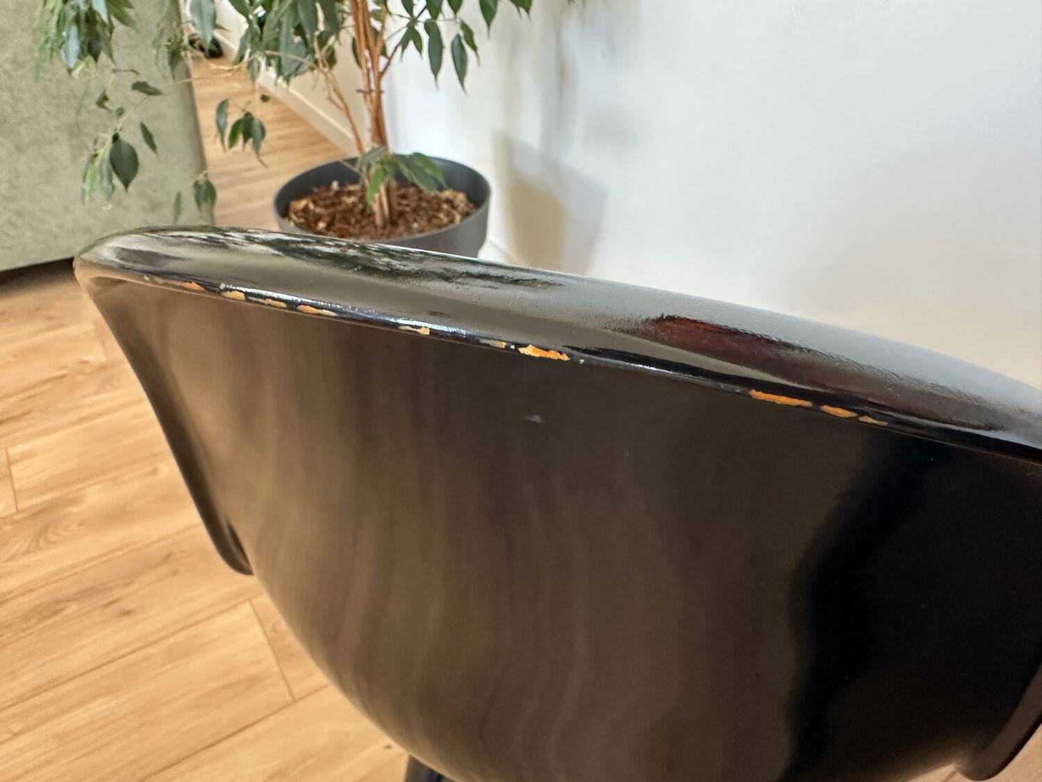 Pair of Verner Panton fiberglass S chairs, series 1, 1967