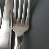 Set of silver metal cutlery Ercuis model Cambodia