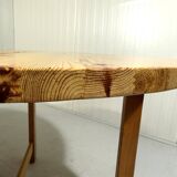 Karin Mobring grande table à manger à oreilles tombantes Ikea 1970-80