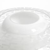 Original large Mid Century double glass ceiling lamp by Wilhelm Wagenfeld f