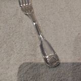 Christofle Vendome silver plated fish fork, 17.8cm