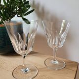 Set of 2 Baccarat Côte d'Azur wine glasses