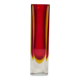 Vase en verre du milieu du siècle par Flavio Poli pour Seguso, années 1970