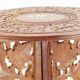 Carved Indian wood table