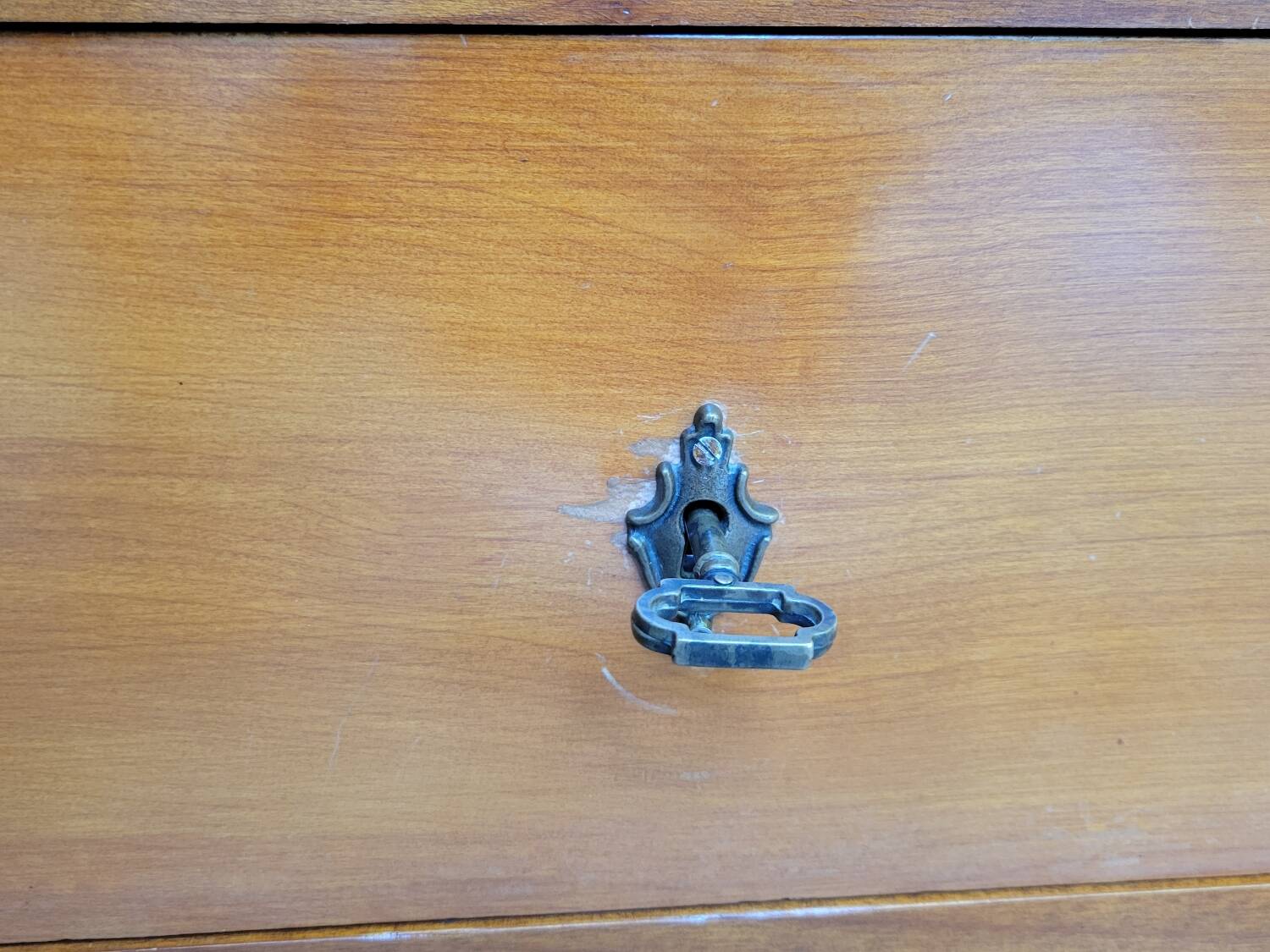 Louis Philippe cherry chest of drawers with lock