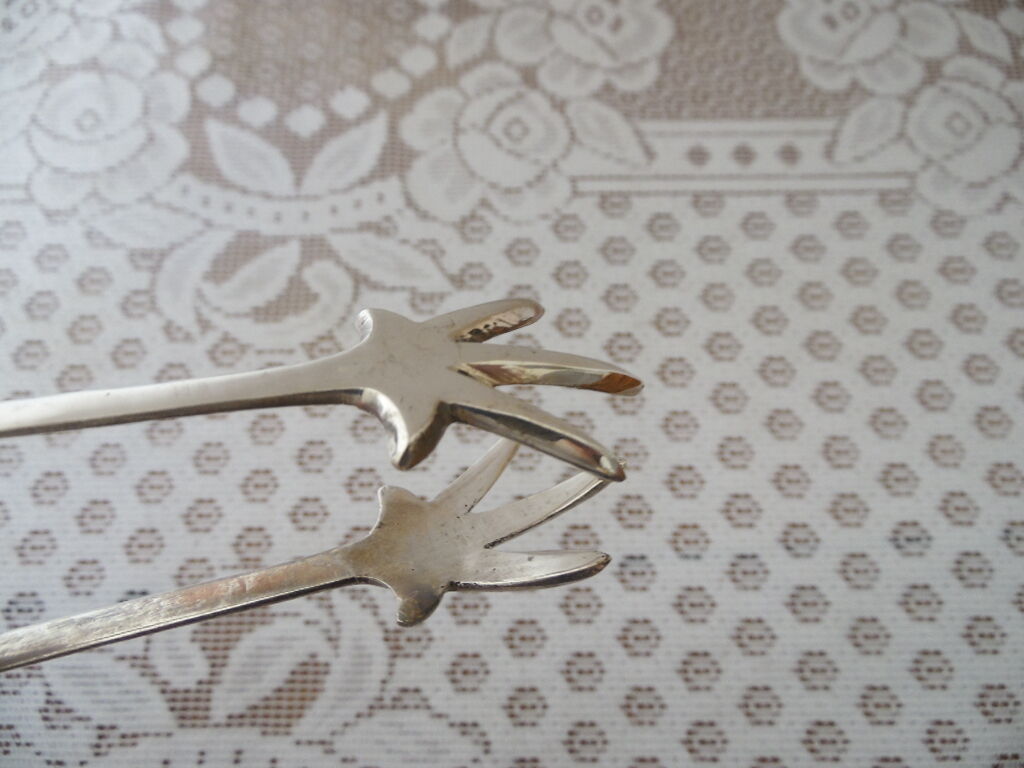 Silver-plated crow's feet claw