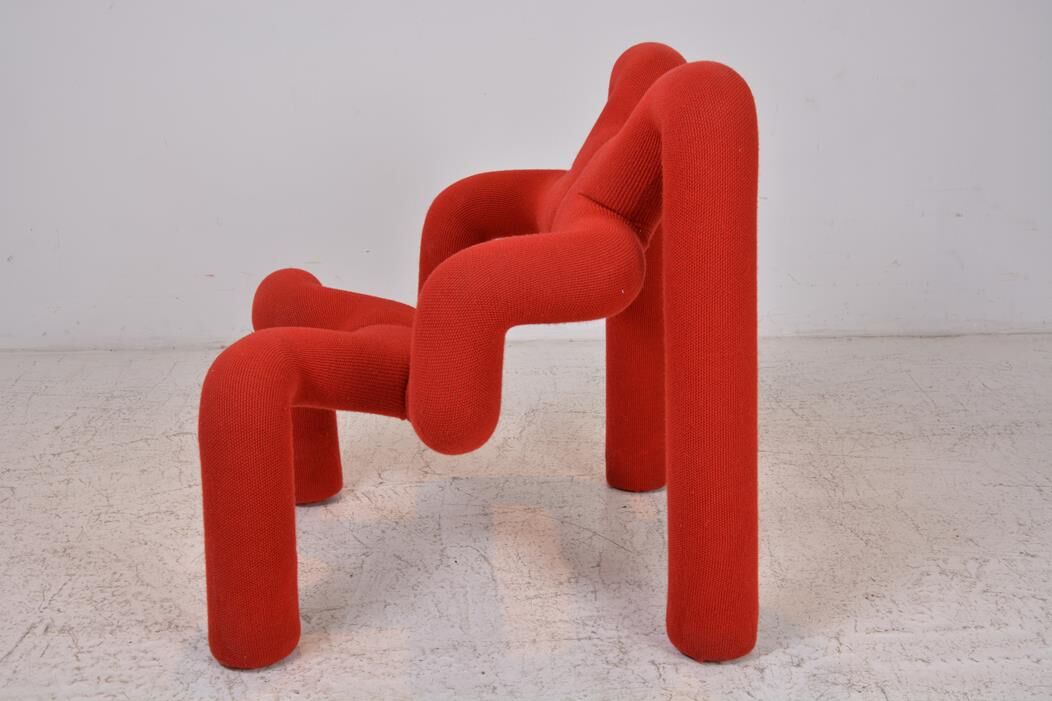 Armchair by Terje Ekstrom (Norway) Model "Extrem" designed in 1972
