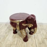 Antique elephant xl side stool / 19th century / unique boho chic piece.