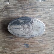 Tabatière de style napoléon III en argent