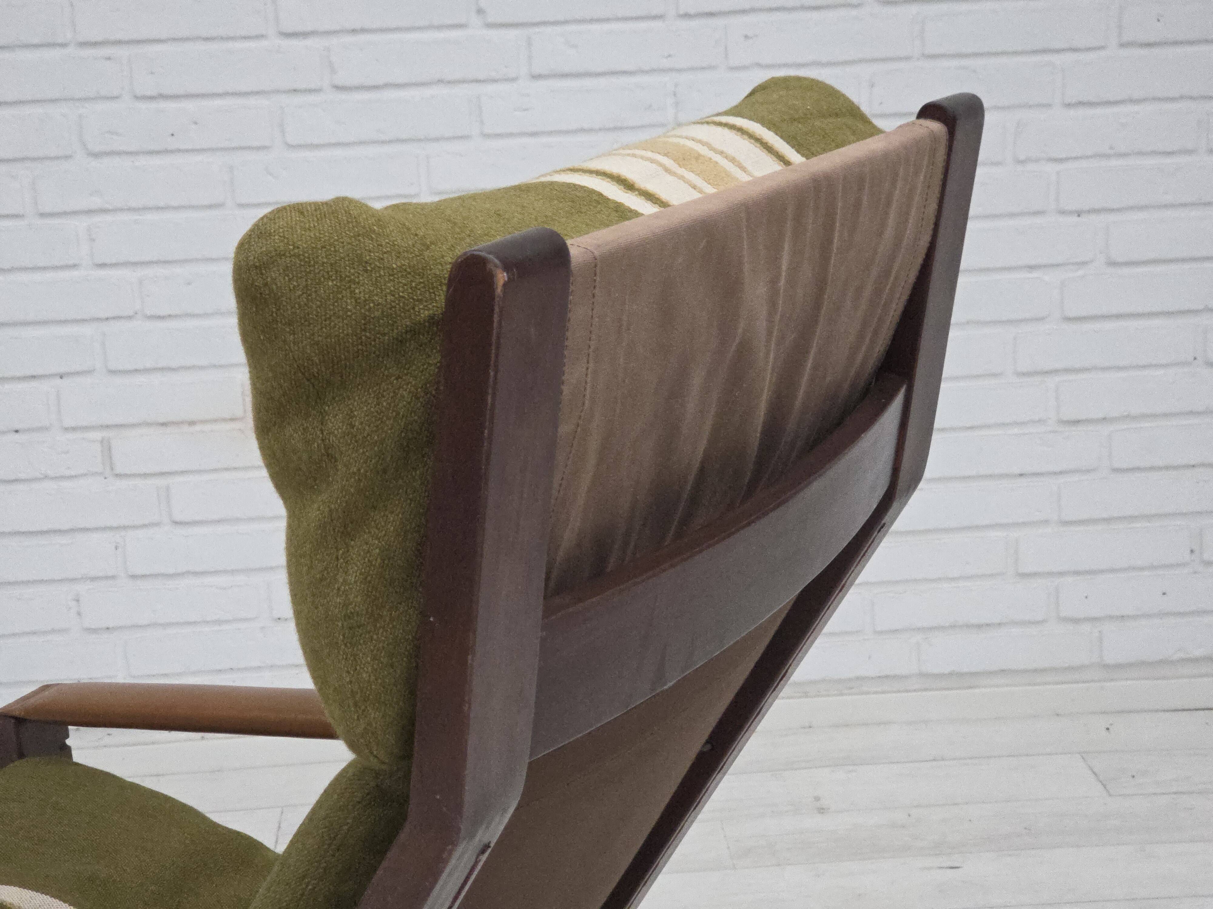 1970s, Norwegian design by Peter Opsvik for Westnofa, highback armchair.