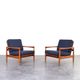 Mid-Century Oak Kolding Armchairs by Erik Wørts for IKEA, 1960s, Set of 2