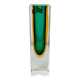 Vase sommerso en verre soufflé murano vintage - made in italy