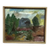 Mid-Century Oil on Canvas "Landscape" by Gunnar G, Vintage & Framed 49x41cm