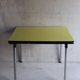 Yellow formica extension table