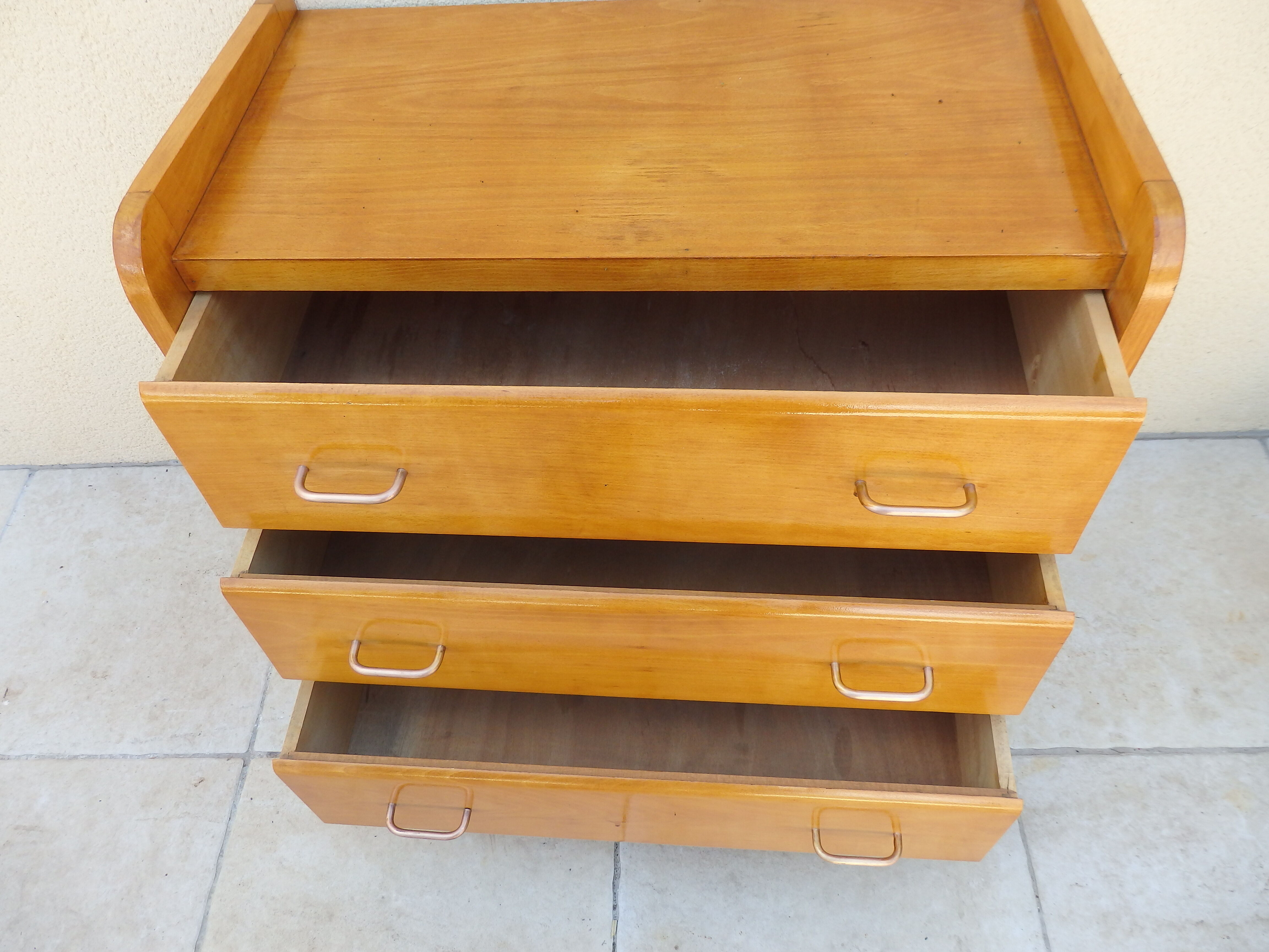 Commode vintage 3 tiroirs
