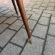 Table basse en verre noir et bois