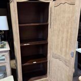 Sandblasted oak bonnetière - 1960s/70s