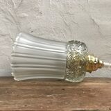 Art Deco-style glass hanging lamp
