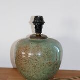 Green ceramic lamp (without lampshade)