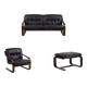 Vintage Scandinavian salon "La Boutique Danoise": Sofa, Armchair and