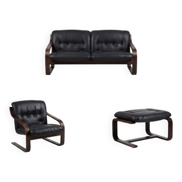 Vintage Scandinavian salon "La Boutique Danoise": Sofa, Armchair and