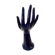 Hand baguier in navy blue faience