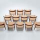 Bernhard Pedersen large set of dining chairs Christian Linnebergs Denmark 1960