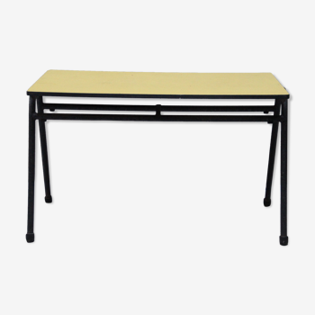 Former industrial-style school table