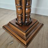 Table d'échecs en onyx sur pied en bois
