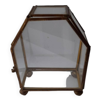 Brass display case