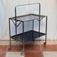 Folding dessert table rolling towards the 1970s numbered dimension: H -82cm- L-41cm- Pr-41cm-