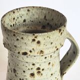 Gustave Tiffoche pyrite stoneware pitcher