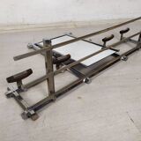 Art Deco chrome coat rack