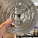 Poulsen Scandinavian brushed steel tiered pendant light