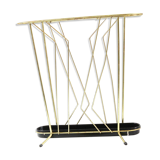 Vintage gold magazine holder 1970