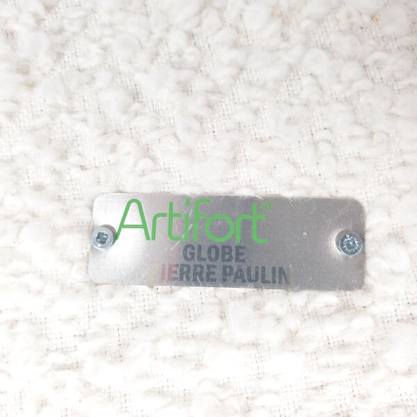 Fauteuil Big Globe avec pouf de Pierre Paulin pour Artifort, années 1980