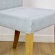 Oak chairs Ikea after renovation vintage blue-celadon-grey - 2 pieces - set