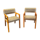 Pair of Olivier de Schrijver armchairs in water hyacinth