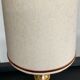 Vintage lamp 70s crystal and brass