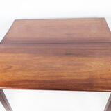 Empire game table of mahogany from around the 1830s