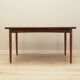 Table en palissandre, design danois, années 1970, production : Danemark
