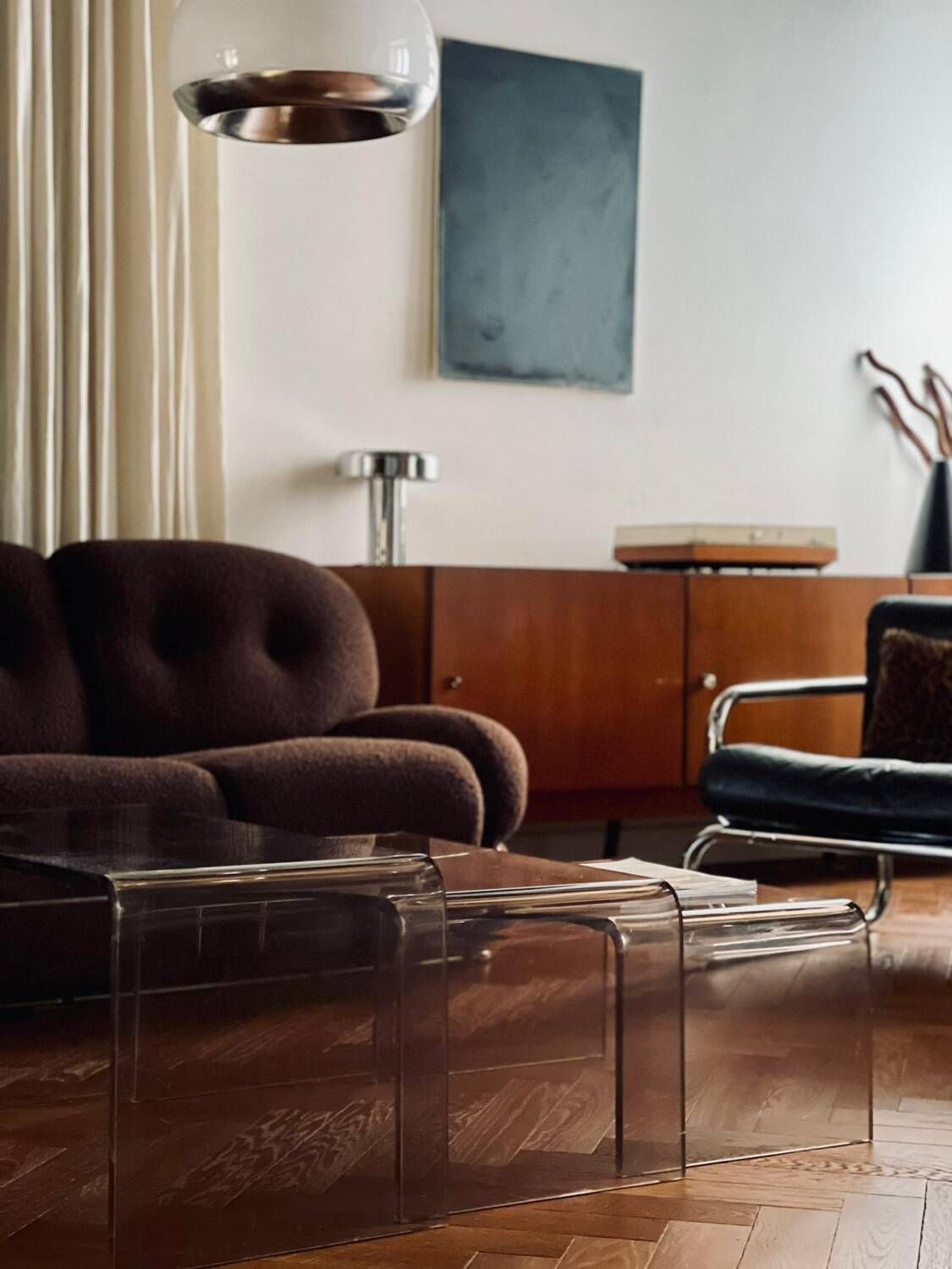 OKAY three-seater sofa by Adriano Piazzesi vintage Italian design 1970s