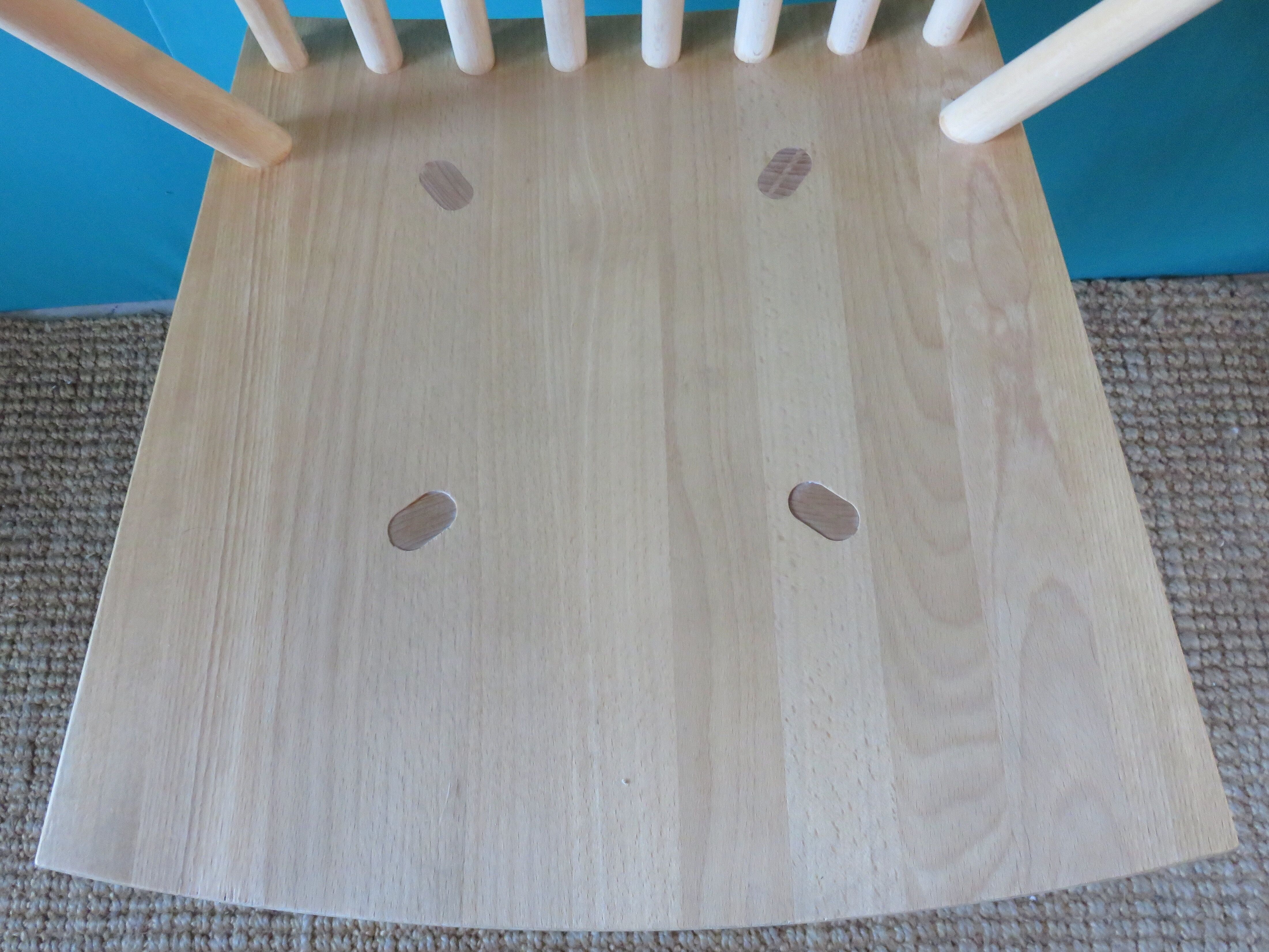 Pair of maple "Mikado" armchairs by J.Foersom and P.Hjort Lorenzen